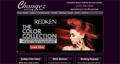 Desktop Screenshot of changezsalon.com